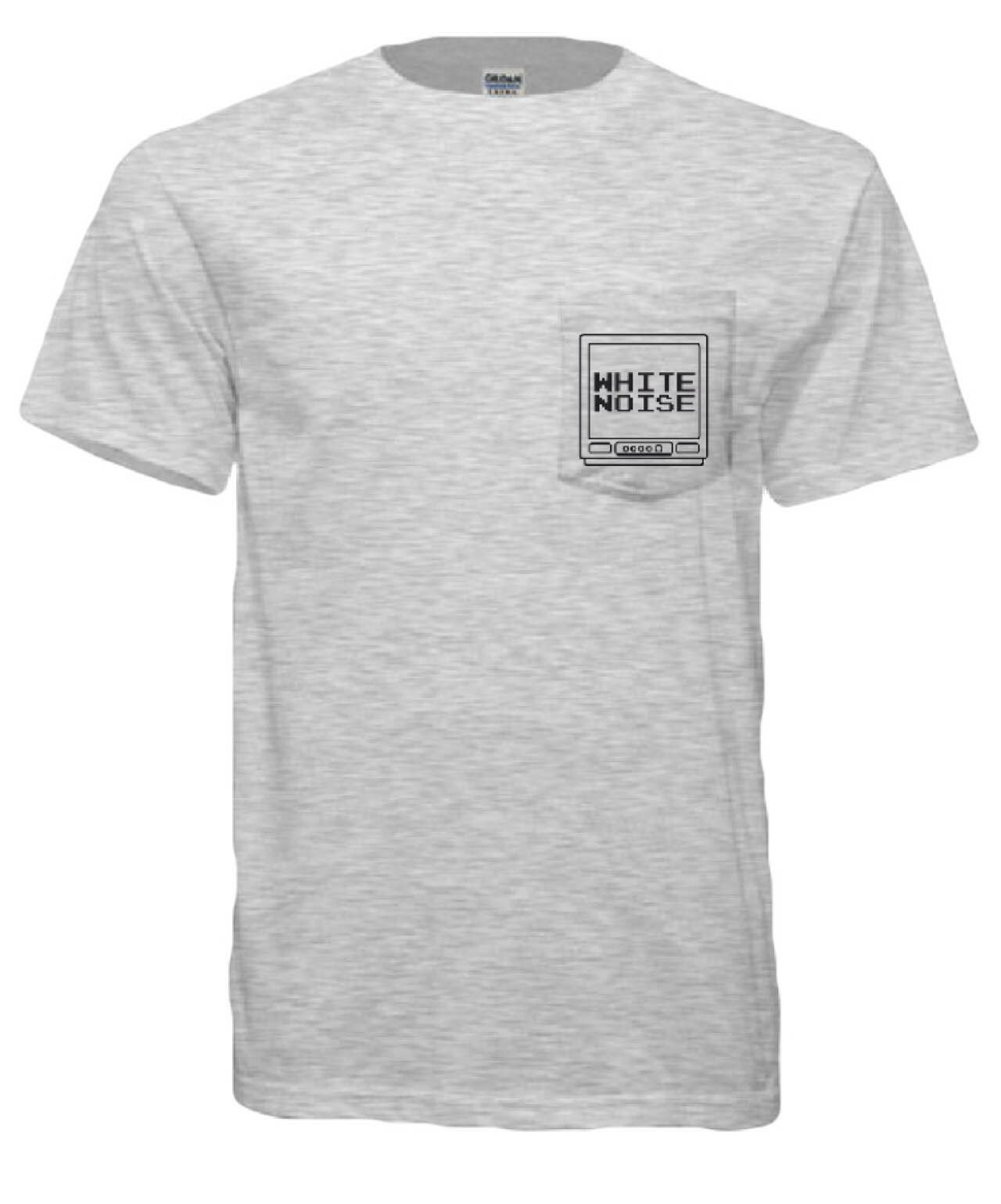 Men`s White Noise Pocket T-shirt